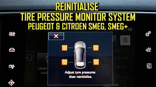 Reinitialise the Tire Pressure Monitor System TPMS Peugeot 308 II t9, 208, 508, Citroen C3, C4 SMEG