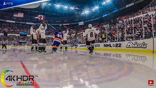 NHL 22 Caps Breakout Late! Washington Capitals vs New York Islanders 4K60FPS! PS5 Gameplay