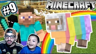 Tengo una Oveja Arcoiris en Minecraft | Trampa para Enderman | Juegos Karim Juega