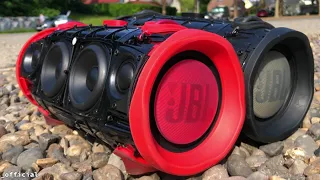 JBL Xtreme 2 BASS TEST !!! 2x STRONG BLUETOOTH SPEAKERS !!!