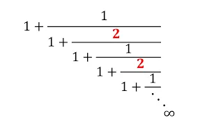 Solve an infinite continued fraction with a simple answer!