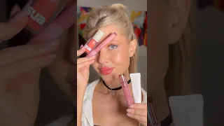 ❤️‍🔥Топ-4 ЯРКИХ БЛЕСКА на ЛЕТО🌞  #makeup #grwm #beauty #макияж #lipgloss #kbeauty #lipstick