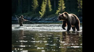 Grizzly Bear Attacks Fly Fishing Camp