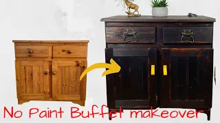 I used fire like paint to upgrade this buffet| DIY furniture flip