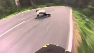 Sergei Afanasenko : Toeside slide on Landyachtz R5