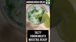 Easy Virgin Mojito Recipe | Simple Mocktail Recipe #shorts