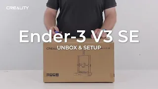 Creality Ender-3V3 SE Unboxing and First Printing!