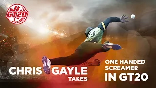 Chris Gayle takes one handed screamer in GT 20  | Highlights 2018 | GT20 Canada