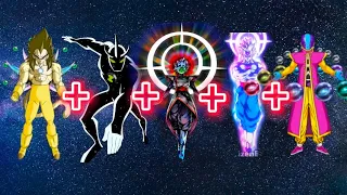 god slayer vegeta+alien x+zamasu+grand priest true form+zeno #viralvideo #anime #dbz #dbs #viral