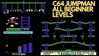 Jumpman C64 Gameplay.