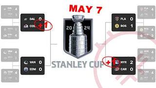 May 7 : Stanley Cup Playoffs 2024 Bracket : NHL