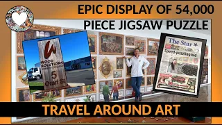 FULL DISPLAY!! EPIC 54,000 Piece Jigsaw Puzzle: Travel Around Art from Grafika