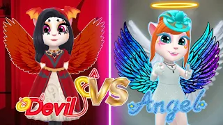 Angel Angela 😇 Vs Devil Angela 👿 || Cosplay