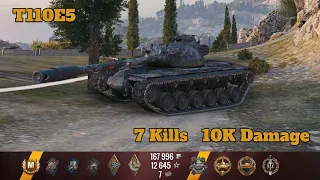 T110E5 - 7 Kills, 10K Damage - World of Tanks