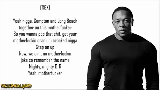 Dr. Dre - Fuck wit Dre Day (And Everybody's Celebratin') ft. Snoop Dogg & RBX (Lyrics)