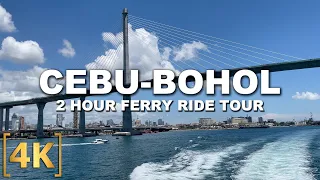 2 Hours Ferry Ride From Cebu to Bohol | OceanJet Ferry Tour | CCLEX Bridge | Tagbilaran, Philippines