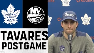 John Tavares Post Game | Toronto Maple Leafs vs New York Islanders - January 22, 2022