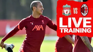 Champions League Training: Liverpool warm up ahead of Milan visit