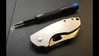 How to disassemble and maintain the CRKT Pilar Pocketknife