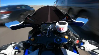 Can The R7 Keep Up With The 600cc class? Full Throttle [POV 4K]