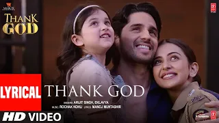 Thank God Title Track (Lyrical) Sidharth, Ajay, Rakul |Arijit, Eklavya, Rochak, Manoj | Bhushan K