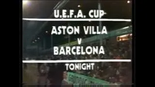 Aston Villa v Barcelona UEFA CUP 1978 Johan Cryuff at Villa Park
