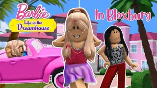 Barbie Life in the Dreamhouse in Bloxburg (Roblox Parody) | Nicrystal