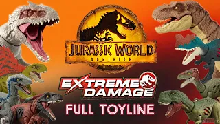 Jurassic World Extreme Damage ENTIRE Toyline Review + Scan Codes!