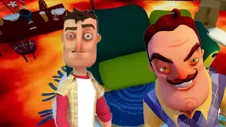 THE NEIGHBOR'S FLOOR IS LAVA!! | Hello Neighbor