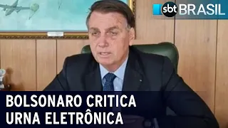 Bolsonaro fala em "caos" caso não haja mudança na votação das eleições | SBT Brasil (22/07/21)