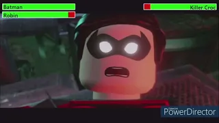 LEGO Batman 3: Beyond Gotham - Sewer Fight with healthbars