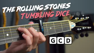 The Rolling Stones - Tumbling Dice Guitar Tutorial - Open G & Standard Tuning