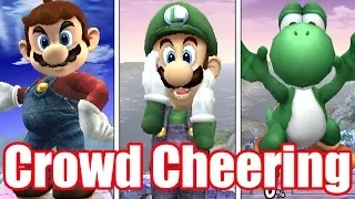 Super Smash Bros Brawl: All Character's Crowd Cheers/Chants