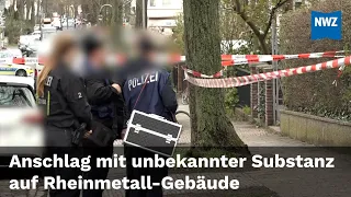 Anschlag mit unbekannter Substanz auf Rheinmetall-Gebäude in Bremen