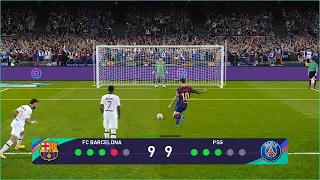 Barcelona vs PSG | Final UEFA Champions League UCL | Penalty Shootout | PES 2021