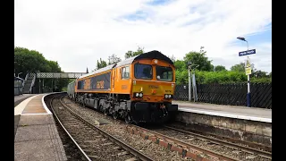 *STRUGGLING START* GBRf Class 66 No. 66792 on 6G92 @ Hyde North on 04.06.21 - HD