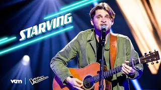 Mats - 'Starving' | The Blind Auditions | The Voice van Vlaanderen | VTM