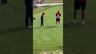 USA team driver swings first tee on Sunday