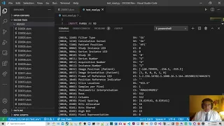 How to read DICOM files Lecture001 - code section