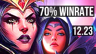 LEBLANC vs IRELIA (MID) | 70% winrate, 10/2/4, Dominating | KR Challenger | 12.23