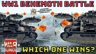 CHAR 2C VS CHAR 2C bis - Which WW1 Behemoth Will Win? - WAR THUNDER