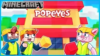 They should NOT have hired us to build the Popeye's Chicken... Minecraft ep 20