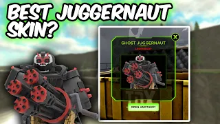 IS THIS THE BEST JUGGERNAUT SKIN? | Tower Defense X | ROBLOX