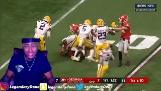 #14 LSU vs #1 Georgia 2022 NCAA Football SEC Championship Highlights Reaction!