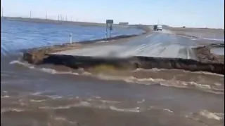 В Алтайском крае талые воды перекрыли автодороги