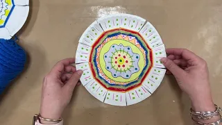 Kandinsky Inspired Circle Weaving