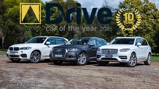 Audi Q7 v BMW X5 30d v Volvo XC90 | 2015 Drive Car of the Year