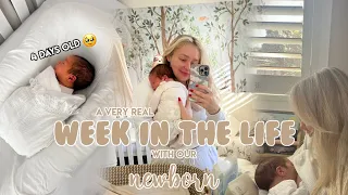 A very real first week at home with our Newborn! Postpartum life & nursery reveal!