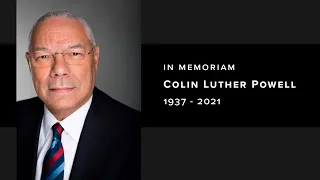 11.5.21 Secretary Colin L. Powell Memorial Service