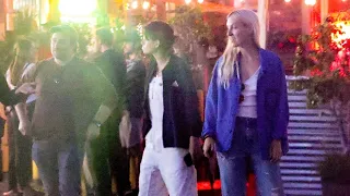 Kristen Stewart and Dylan Meyer Out to Dinner With Friends - August 5, 2023